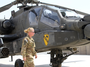 1st Air Cavalry Brigade maintainers prepare aircraft for Afghan mission